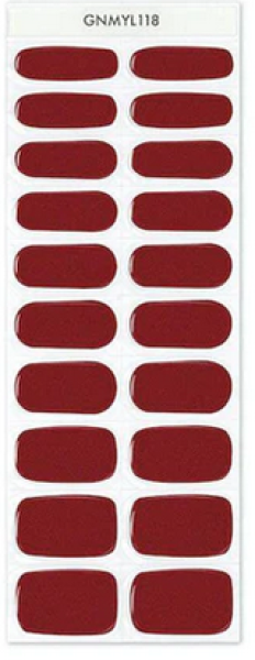 Gel Nail Strips Rusty Red